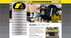 Desktop Screenshot of campingshoproobeek.nl