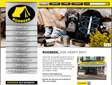 Tablet Screenshot of campingshoproobeek.nl
